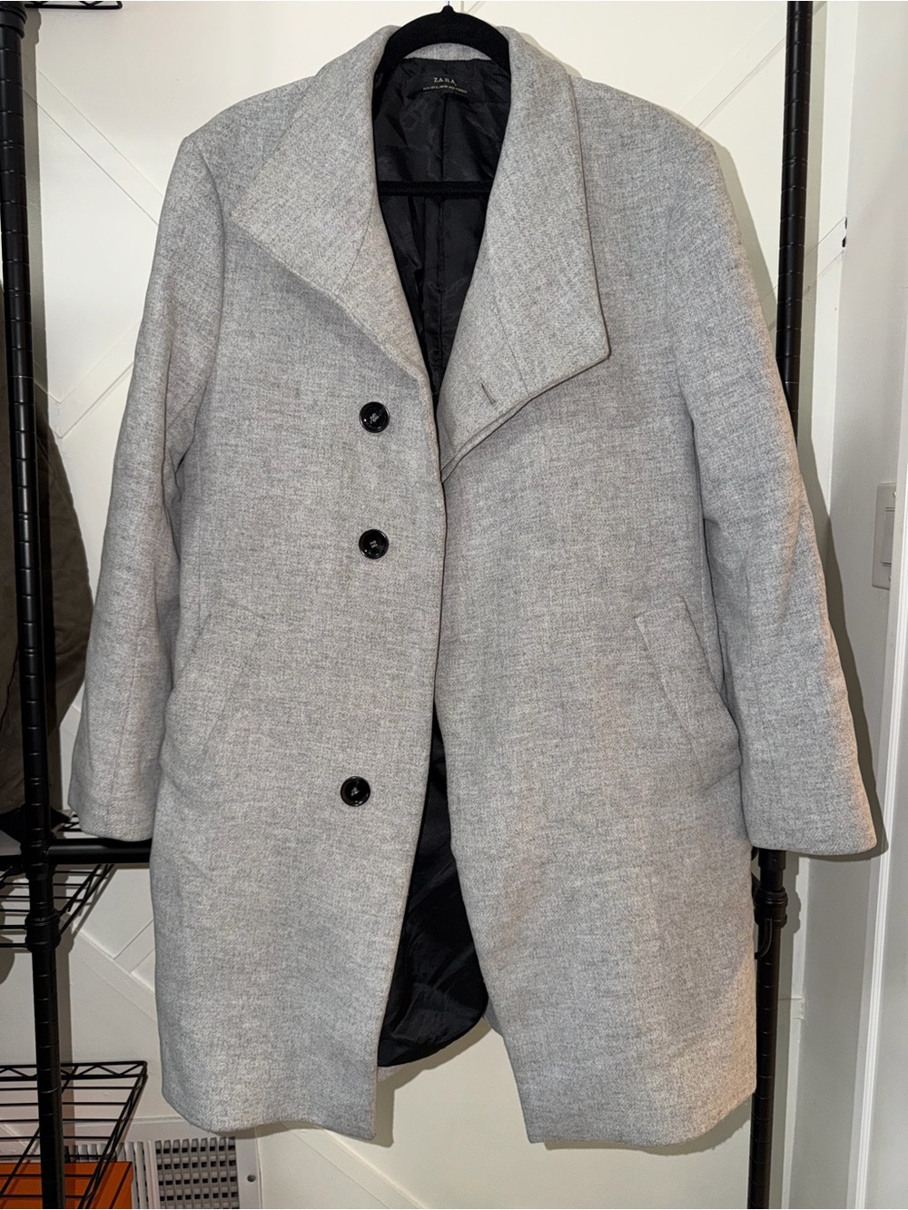 Zara Man - Wool Blend Coat